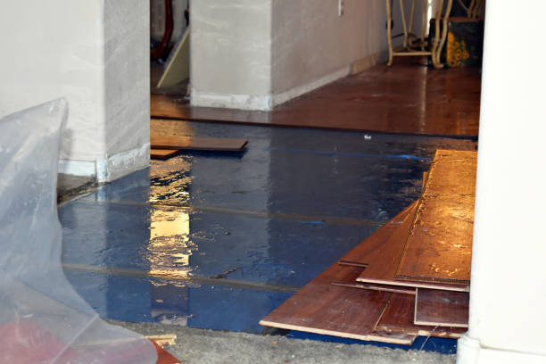 Professional Emergency Water Damage Restoration technician working in Buxton, NC